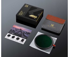 K&amp;F filtras Hibridinis filtras 3in1 77 mm 77mm Fader ND2-32 + CPL + Juodas Diffusion 1/4 / KF01.2927V2