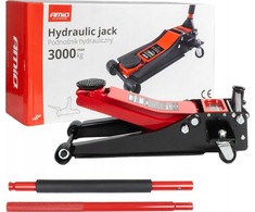 Žemo profilio hidraulinis keltuvas 3000 kg, 75–510 mm, CE, AMIO-04215