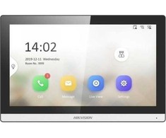 „Hikvision DS-KH6350-WTE1“ vaizdo domofonas, 17,8 cm (7"), juodos spalvos