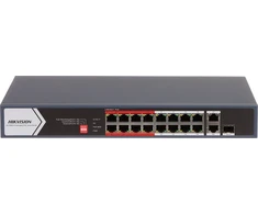 Šakotuvas SWITCH POE DS-3E0318P-E/M(C) 16 PRIEVADŲ SFP Hikvision
