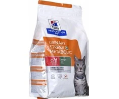 Sausas Kačių Maistas - Hill's PD Feline Urinary Stress + Metabolic c/d - 1,5kg