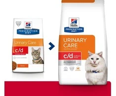 Sausas Kačių Maistas - Hill's Prescription Diet C/d Urinary Care Multicare Stress Viščiukas 3kg