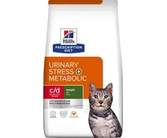 Sausas Kačių Maistas - Hill's C/d Šlapimo Stresas + Metabolizmas, 3kg