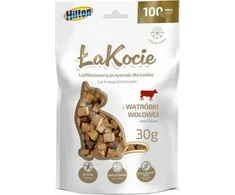 HILTON ŁaKocie liofilizuotos jautienos kepenėlės katėms – skanėstai – 30 g