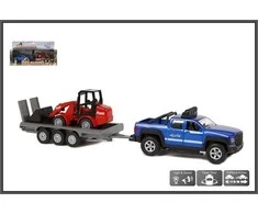 Lean Cars Hipo Auto metalas su priekaba 30cm dėžutėje (510207)