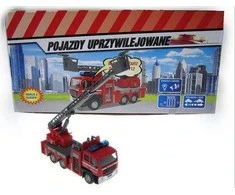 Hipo Ugniagesių automobiliai žaidžia ir šviečia, 14cm - HKG079