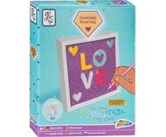 Hipo Deimantinė mozaika su rėmeliu Grafix 15 x 15 cm