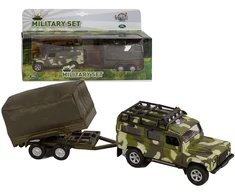 Hipo HKG Land Rover wojskowy su przyczepą 520027 07823