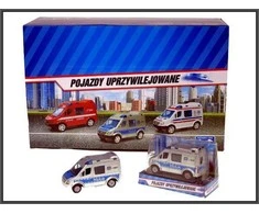 Automobilių policijos metalinis furgonas HIPO HKG070
