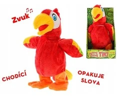 TREND Vaikštantis ir kalbantis Tiki – interaktyvus 20 cm pliušinis žaislas