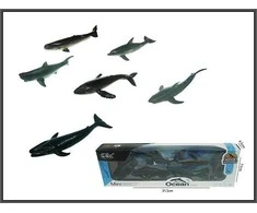 Hipo Hippo Sea Animals 6 tipų dėžutė H13621 44966