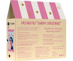 HISKIN Candy Christmas Gift rinkinys lūpų priežiūrai (pilingas + balzamas + lūpų blizgis)