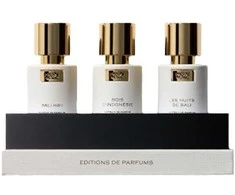 Chapitre 02 Set Maison De L'Asie: Bali Ha'i Extrait De Parfum Unisex, 15 ml + Bois d'Indonesie Extrait De Parfum Unisex, 15 ml + Les Nuits De Bali Extrait De Parfum Unisex, 15 ml