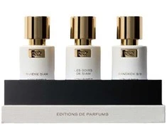 Chapitre 03 Set Maison De L'Asie: Bangkok 9/9 Extrait De Parfum Unisex, 15 ml + Les Soirs De Siam Extrait De Parfum Unisex, 15 ml + Riviere Siam Extrait De Parfum Unisex, 15 ml