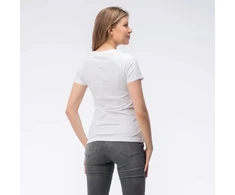 hitec Damska koszulka su trumpomis rankovėmis Hi-tec LADY PLAYO II SLIM balta dydis XS