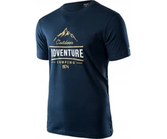 hitec Vyriški marškinėliai t-shirt bawełniany Hi-tec Lore tamsiai mėlyna dydis S