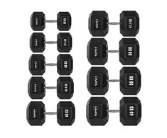 HEX PRO Juodas 18 KG DUMBBELL HMS