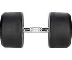 Guminis hantelis HMS HG Pro - 42.5kg