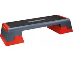 AS007 JUODA/RAUDONA AEROBIC STEP HMS PREMIUM