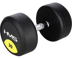 HMS HG PRO gumuotas hantelis 1 x 3kg