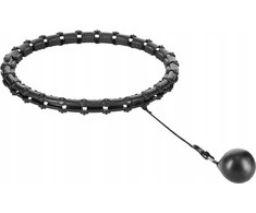 HHW11 PLUS SIZE HULA HOOP Juodas WITH WEIGHT HMS