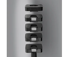 REGULIUOJAMOS DUMBBELLS Juodas 2 x 5 KG HL02 HMS
