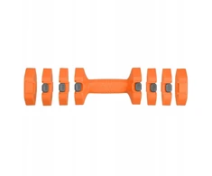 REGULIUOJAMOS DUMBBELLS Oranžinis 2 x 2,5 KG HL03 HMS