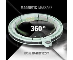 HHM13 HULA HOOP Žalias MAGNETINIS SU SVORIU + SKAITIKLIS HMS