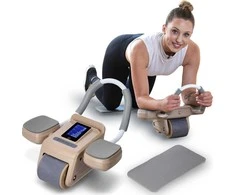 KA08 BROWN AB WHEEL FOR EXERCISING ABS MUSCLES HMS