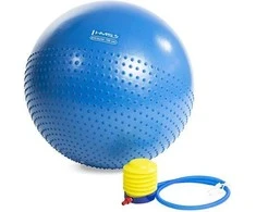 YB03 NAUJAS 55CM TAMSIAI MĖLYNAS GIMNASTIKOS KAMUOLYS HMS