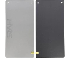 Treniruočių kilimėlis HMS Premium MFK07 šviesiai pilkas-juodas, 120x60cm, EVA 15mm