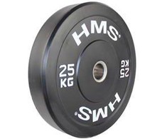 Olimpinis guminis svoris HMS BBR juodas - 20 kg