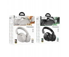 HOCO ausinės belaidės bluetooth nagłowne ANC W53 Plus juoda