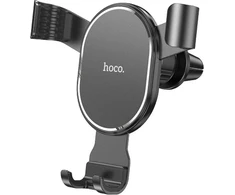 „Gravity“ automobilio telefono laikiklis „Hoco“ oro išleidimo angai CA56 PLUS juodas metalas