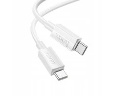USB-C laidas į USB-C Hoco 3A 60W 1 m X107 baltas