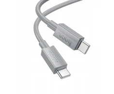 USB C į USB C laidas Hoco 3A 60W 1 m X107 pilka