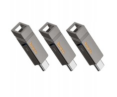 HOCO atmintis USB A + USB C + Type-C UD14 64GB USB3.2