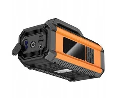 Powerbank Hoco 10000 mAh 18W with car emergency starter with compressor and led light QS4 oranžinis and juodas