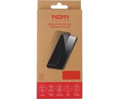 Hoco Toti TEMPERED glass 2D screen protector full cover for iPhone 13/13 Pro/14/16e, Transparent