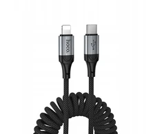 USB C - Lightning kabelis Hoco PD 2,4A 1,5 m X121 juodas