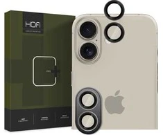 Kameros apsauga Apple iPhone 16 / Apple iPhone 16 Plus HOFI CamRing Pro+ juodas
