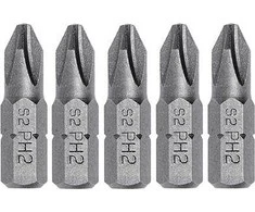 Hogert Technik Atsuktuvo antgalis PH2, 25 mm, 5 vnt.