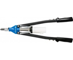 Högert Technik Dviejų rankų kniedituvas, ilgis 530 mm, 5 keičiamos galvutės, maks. 6,4 mm HT2C156