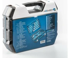 Įrankių komplektas Hogert HT1R425; 1/4''; 1/2''; 85 vnt.