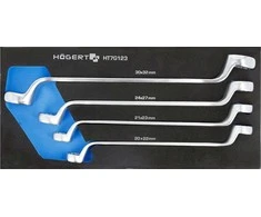 Hogert Technik Raktų komplektas Hogert HT7G123; 20-32 mm; 4 vnt.