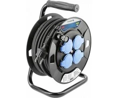 Ilgiklis vyniojamas ant ritės Hogert HT1E720; 20 m; 3x1,5 mm²