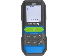 Lazerinis atstumų matuoklis Hogert HT4M322; 40 m