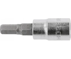 Hogert Technik Šešiabriaunis lizdas 3 mm, 1/4"