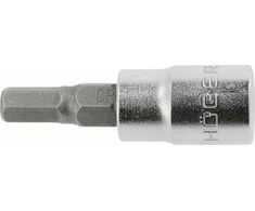 Hogert Technik Šešiabriaunis lizdas 6 mm, 1/4"