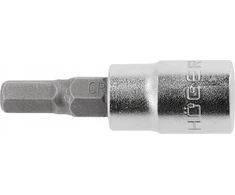 Hogert Technik Šešiabriaunis lizdas 3 mm, 1/4"